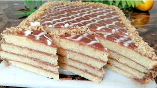 Eng Kamxarj Barakali Va Oson Tort Tayyorlash 2 dona tuxum ketdi  Очень Мягкий Торт  CAKE Recipe [upl. by Maxi814]