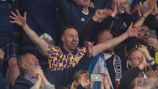 Yes Sir I Can Boogie at Hampden Park  Full Time Scotland 32 Israel [upl. by Cuthbertson]