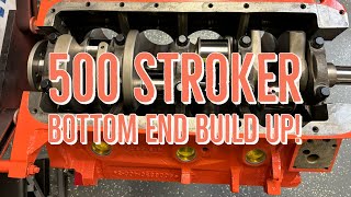 400 to 500 Stroker Build Short Block Assembled Part 1 mopar stroker [upl. by Lilia]