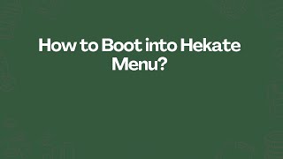 How to Boot into Hekate Menu [upl. by Einre]