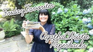 FRIDAY FAVORITES AGATHA CHRISTIE PAPERBACKS [upl. by Ahsienahs365]