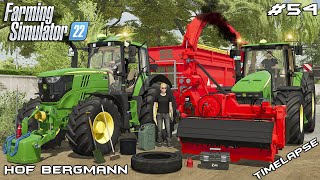 Selling 10 loads of SILAGE to BGA  150000€  Hof Bergmann  Farming Simulator 22  Episode 54 [upl. by Kalb]