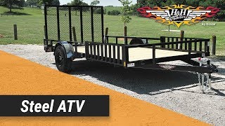 HampH Trailer Steel ATV Features [upl. by Nonnaer]