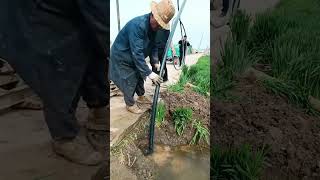 Underground seepage hose Installation process [upl. by Ignatzia594]