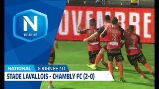 J10  Stade Lavallois  Chambly FC 20 le résumé I National FFF 20182019 [upl. by Renato]