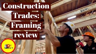 construction trades framing review tradeschool [upl. by Recneps]