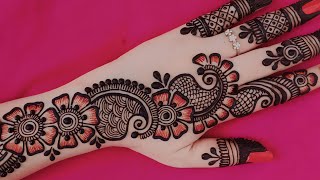 New Stylish mehndi design  Simple Henna design  Mehndi designs  Cone designs  Mehandi design [upl. by Llertal]