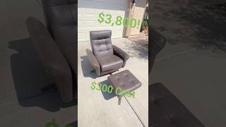 Pileus Comfort Air Recliner cost 300 retail 3800 furnitureflip makemoney sidehustle profit [upl. by Devad]