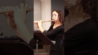 Debussy Afternoon of a Faun Excerpt Francesca Mormanni Flute [upl. by Eissel342]