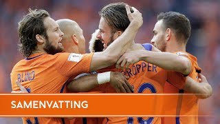 Highlights Nederland  Bulgarije 392017 [upl. by Notlok]