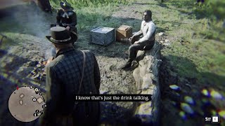 RDR2  What if we antagonize camp partners while drunk [upl. by Matelda]