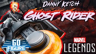 Marvel Legends Ghost Rider Danny Ketch amp Hellcycle Set Review [upl. by Jandel1]