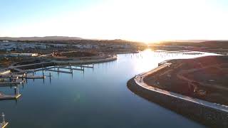 Flying into Shellharbour Marina at The Waterfront Shell Cove [upl. by Ibrek757]