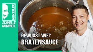 Schnelles Bratensauce Rezept von Steffen Henssler [upl. by Marten496]