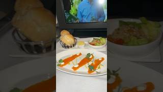 Everything I ate ✈️ Businesses class with British airways CLUB WORLD suite luxurytravel [upl. by Mas41]