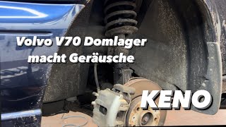 Volvo V70 Domlager wechseln  Klappern beim fahren  KENO [upl. by Susejedairam]