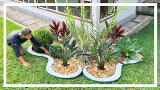 Linda decoração de jardim para sol pleno  Ideias para jardim [upl. by Yllen]