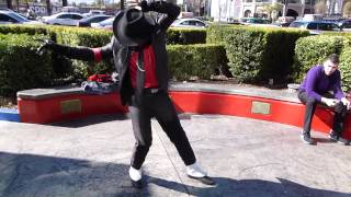 Best Michael Jackson impersonator on the Vegas Stip [upl. by Cadmarr]