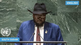 🇸🇸 South Sudan  President Addresses United Nations General Debate 78th Session  UNGA [upl. by Eyssej]