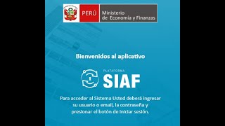 Registro de Cuadro Multianual de Necesidades Plataforma SIAF  PMBSO [upl. by Adnoral]