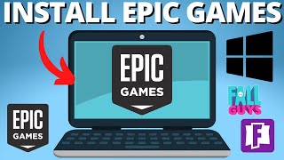 How to Download Epic Games Launcher on PC amp Laptop [upl. by Gnuj]