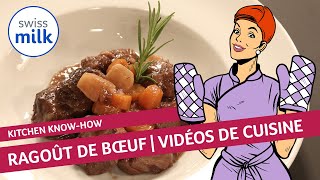 Comment faire un ragoût de bœuf  Vidéo de cuisine  Swissmilk 2013 [upl. by Tymes704]