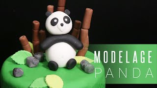 Modelage panda en pâte à sucre [upl. by Claudette]