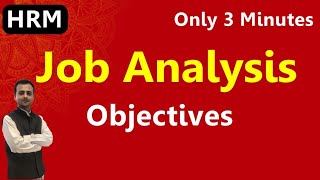 Objectives of Job Analysis Human Resource Management  HRM Job Analysis Objectives Bcom 2nd Semester [upl. by Hump]