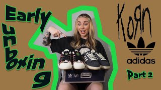 Korn x adidas  Part 2  Early Sneaker Unboxing [upl. by Liddle]