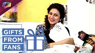 Divyanka Tripathi Receives Gifts From Fans [upl. by Hasheem]