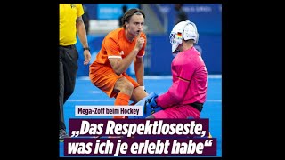 olympische sommerspiele 2024 Holland Sieg überschattet Provokation an Deutschland Torwart danneberg [upl. by Olinad]