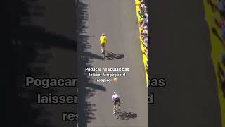 😵‍💫Quand linfernal Pogacar martyrise Vingegaard shorts tourdefrance [upl. by Albemarle394]