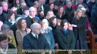 Bonnie Lynch Ardmone Mountain Lodge Cootehill amp Bailieborough Cavan amp Meath Funeral Mass [upl. by Jacquenette]