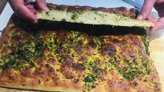 Focaccia ajo y perejil [upl. by Sigismond]