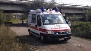 Automedica  Ambulanza Croce Rossa Cesena in emergenza 13x [upl. by Babcock363]