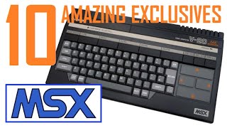 10 Amazing MSX Exclusives [upl. by Atnuahc205]