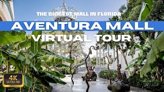 The BIGGEST MALL IN FLORIDA  Miamis Best Luxury Shopping Mall Aventura Mall 4k [upl. by Nachison]