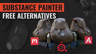 Free Substance Painter Alternatives  Armor Paint vs Quixel Mixer [upl. by Koblick]