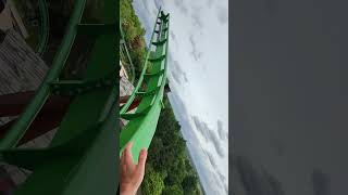 Mandrill Mayhem POV at Chessington rollercoaster chessingtonworldofadventures [upl. by Holmun]