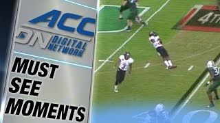 Arkansas State Player Plays Dead During Fake Punt  ACC Must See Moment [upl. by Nnylarak]