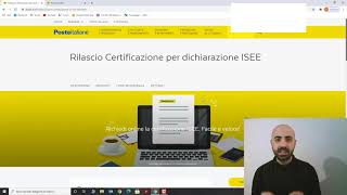 SCARICARE certificazione ISEE sito poste italiane [upl. by Kurys]