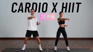 20 MIN CARDIO HIIT WORKOUT  ALL STANDING  Full Body No Equipment No Repeats [upl. by Adlay]