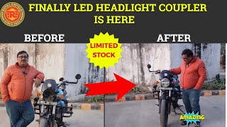 LED Headlight coupler बन ही गया Super Meteor 650 Headlight In Meteor 350 ❤️❤️Vlog No 526Vlog No 526 [upl. by Tressia]