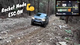 Dacia Duster 2024 4x4 Tackling Steep Hill Offroad [upl. by Enairb38]