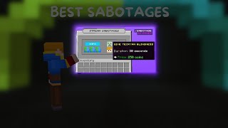 The Best Sabotages  Week 1 [upl. by Eniawed]