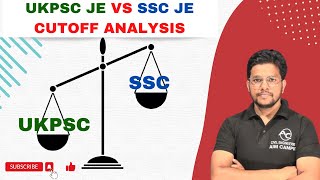 UKPSC JE VS SSC JE CUTOFF ANALYSIS aimcampusofficial sscje2024civil [upl. by Sadowski]