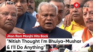 Jitan Ram Manjhi Hits Back At Nitish Kumar quotNitish Has Lost His Mental Balancequot Bihar Vidhan Sabha [upl. by Zimmer]