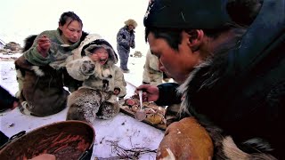 from breakfast to dinner a day with north nomads in arctic tundra [upl. by Sachsse]