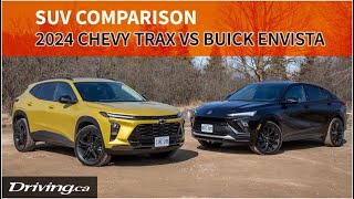 2024 Buick Envista vs Chevrolet Trax  SUV Comparison  Drivingca [upl. by Os]