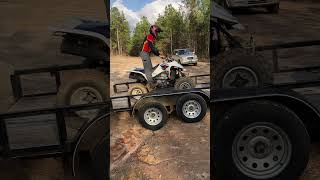 No Ramp Loading Suzuki LTZ 400 Quad Sport ATV amp 4 Wheeler Fun [upl. by Hedve]